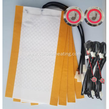 Car seat heating cover metal